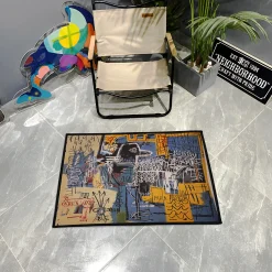 Basquiat Para Mortir Graffiti Art Rug Basquiat 4 rug h2 3