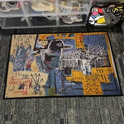 Basquiat Para Mortir Graffiti Art Rug Basquiat 4 rug h2 4