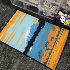 Kilimanjaro Mountain Art Rug Kilimanjaro mountain rug 4