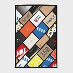 Sneakerhead Shoe Box Rug - Cool Bedroom Floor Carpet Room Decor Gift