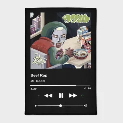 Beef Rap Music Player Rug