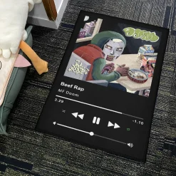 Beef Rap Music Player Rug beef rap MF Doom rug s1 4