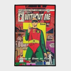Without Me Comic Poster Rug