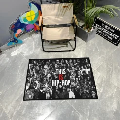 Hip Hop Rug - Hip Hop Music Room Decor Carpet Mat hip hop rug h2 3