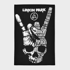 Custom Rug & Unique Design Home Decor - Dragon Rug Cool Linkin Park Logo Rock Music Rug