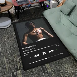Pornography Music Player Rug pornography travis scott rug s4 4