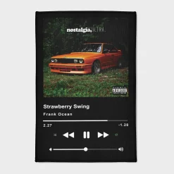 Strawberry Swing Music Player Rug