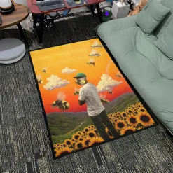 Flower Boy Album Cover Rug tyler the creator rug s4 4