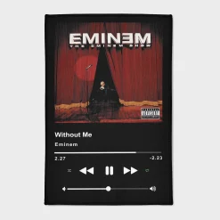 Without Me Music Player Rug