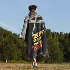 2001 Space Movie Poster Woven Tapestry Throw Blanket 2001 space woven tapestry throw blanket 5