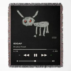Ldgaf Music Player Woven Tapestry Throw Blanket