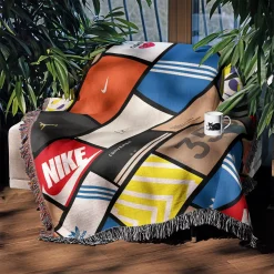 Sneakerhead Shoe Box Woven Tapestry Throw Blanket Sneakerhead shoe box woven tapestry throw blanket 3