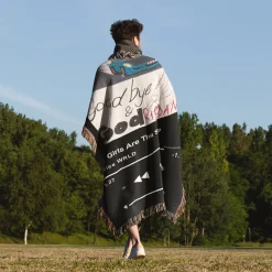 All Girls Are The Same Music Player Woven Tapestry Throw Blanket all girls are the same juice wrld woven tapestry throw blanket 5