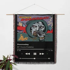Doomsday Music Player Woven Tapestry Throw Blanket doomsday MF Doom woven tapestry throw blanket 2