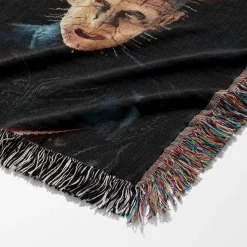 Horror Movie Character Woven Tapestry Throw Blanket horror movie character woven tapestry throw blanket 6