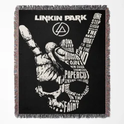 Cool Linkin Park Logo Woven Tapestry Throw Blanket