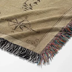 Lotr Map Woven Tapestry Throw Blanket lord of the ring map woven tapestry throw blanket 6