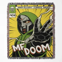 Doom Comic Woven Tapestry Throw Blanket