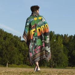 Doomsday Album Cover Hip Hop Woven Tapestry Throw Blanket mf doom 2 woven tapestry throw blanket 5