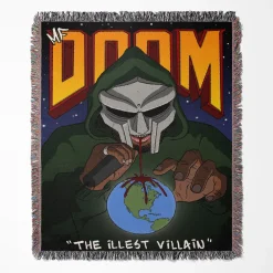 The Illest Villain Woven Tapestry Throw Blanket