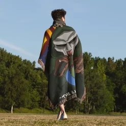 The Illest Villain Woven Tapestry Throw Blanket mf doom woven tapestry throw blanket 5