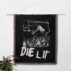Die Lit Woven Tapestry Throw Blanket playboi carti woven tapestry throw blanket 2