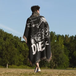 Die Lit Woven Tapestry Throw Blanket playboi carti woven tapestry throw blanket 5
