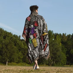Cool Rock Band Logo Woven Tapestry Throw Blanket rock band 2 woven tapestry throw blanket 5