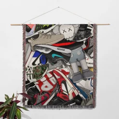 sneakerhead woven tapestry throw blanket 2