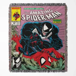 Spider Woven Tapestry Throw Blanket
