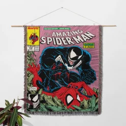 Spider Woven Tapestry Throw Blanket spider man woven tapestry throw blanket 2