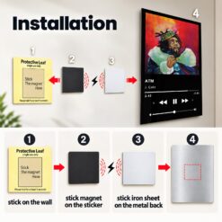 ATM Music Player Metal Poster Wall Art Decor ATM Music Player Metal Poster Wall Art Decor - Image 4