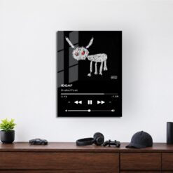 IDGAF Music Player Metal Poster Wall Art Decor IDGAF Music Player Metal Poster Wall Art Decor - Image 3