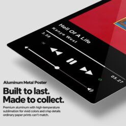Hell Of A Life Music Player Metal Poster Wall Art Decor Hell Of A Life Music Player Metal Poster Wall Art Decor - Image 2
