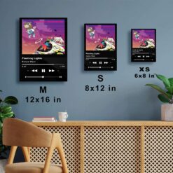 Flashing Lights Music Player Metal Poster Wall Art Decor Flashing Lights Music Player Metal Poster Wall Art Decor - Image 6