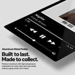 Nights Music Player Metal Poster Wall Art Decor Nights Music Player Metal Poster Wall Art Decor - Image 2