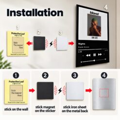 Nights Music Player Metal Poster Wall Art Decor Nights Music Player Metal Poster Wall Art Decor - Image 4