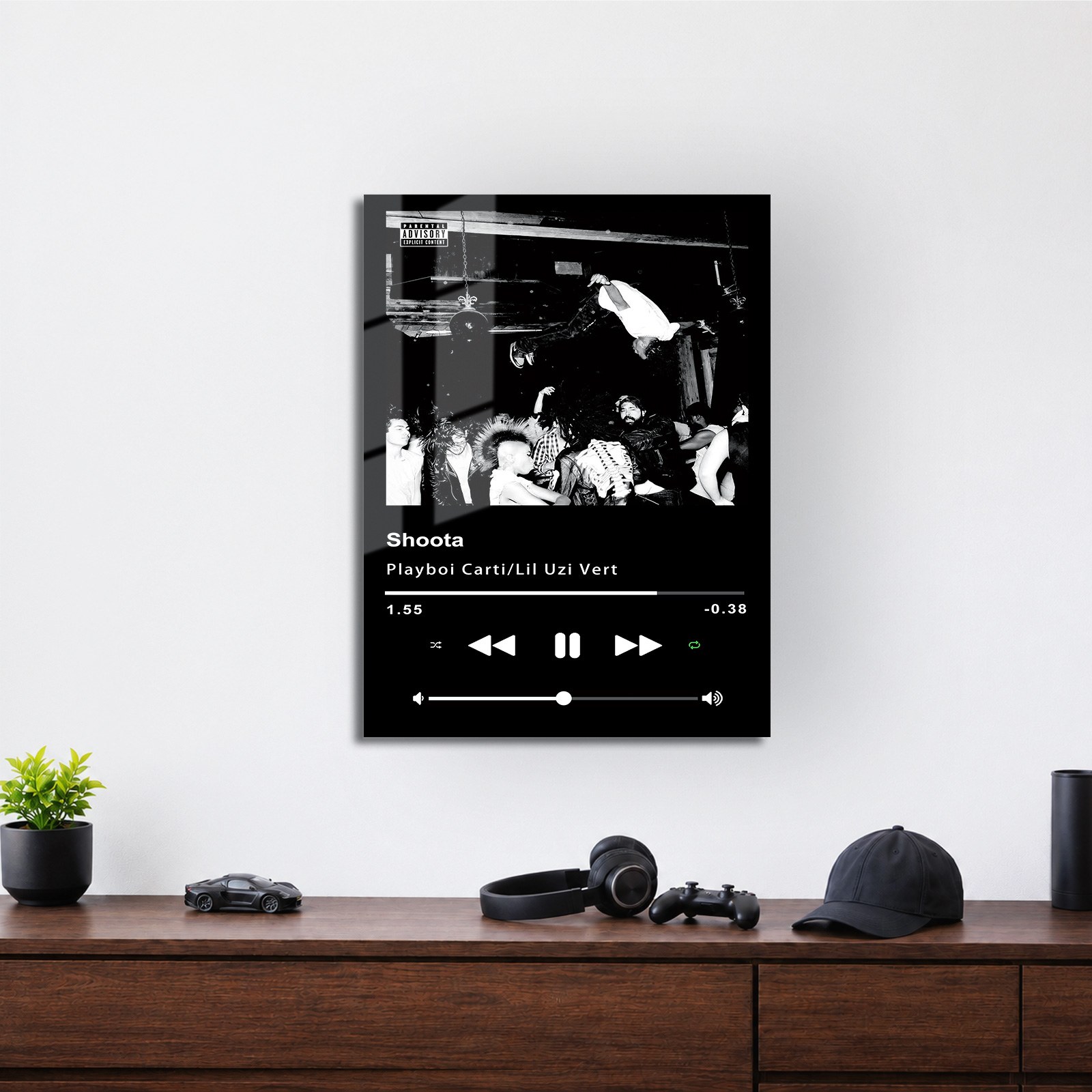 Shoota Music Player Metal Poster Wall Art Decor Shoota Music Player Metal Poster Wall Art Decor - Image 3