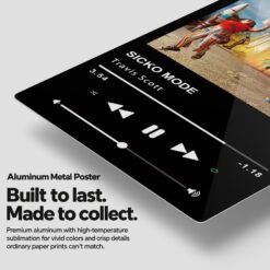SICKO MODE Music Player Metal Poster Wall Art Decor SICKO MODE Music Player Metal Poster Wall Art Decor - Image 2