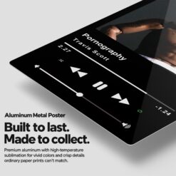 Pornography Music Player Metal Poster Wall Art Decor Pornography Music Player Metal Poster Wall Art Decor - Image 2