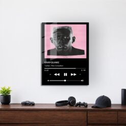 EARFQUAKE Music Player Metal Poster Wall Art Decor EARFQUAKE Music Player Metal Poster Wall Art Decor - Image 3