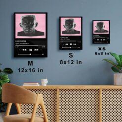 EARFQUAKE Music Player Metal Poster Wall Art Decor EARFQUAKE Music Player Metal Poster Wall Art Decor - Image 6