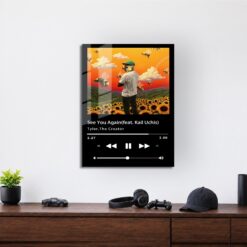 See You Again Music Player Metal Poster Wall Art Decor See You Again Music Player Metal Poster Wall Art Decor - Image 3