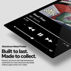 Beef Rap Music Player Metal Poster Wall Art Decor Beef Rap Music Player Metal Poster Wall Art Decor - Image 2