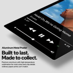 Hold On We're Going Home Music Player Metal Poster Wall Art Decor Hold On We're Going Home Music Player Metal Poster Wall Art Decor - Image 2