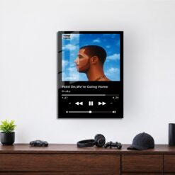 Hold On We're Going Home Music Player Metal Poster Wall Art Decor Hold On We're Going Home Music Player Metal Poster Wall Art Decor - Image 3