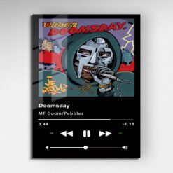 Doomsday Music Player Metal Poster Wall Art Decor