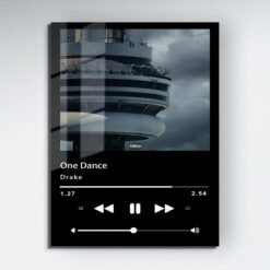 One Dance Music Player Metal Poster Wall Art Decor