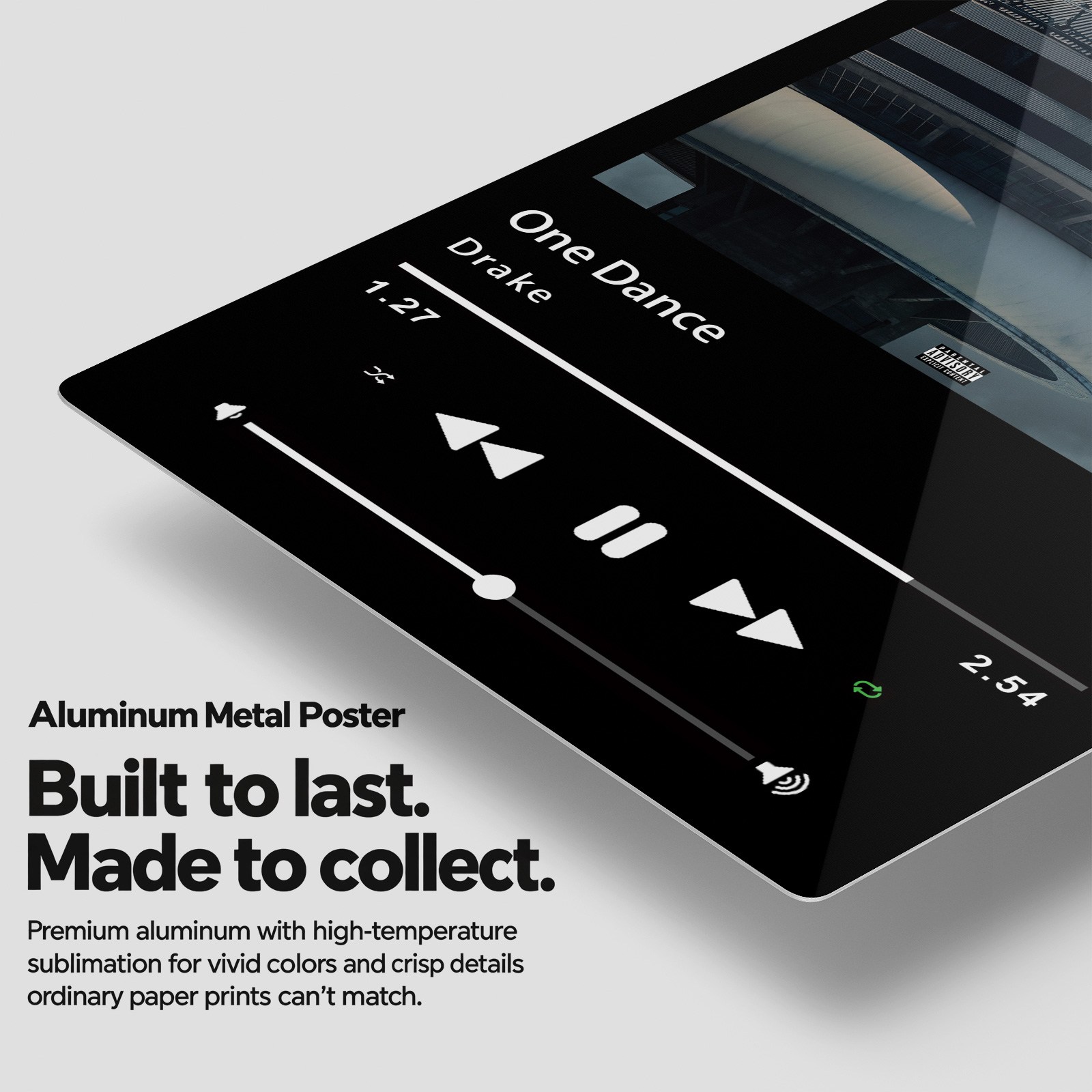 One Dance Music Player Metal Poster Wall Art Decor One Dance Music Player Metal Poster Wall Art Decor - Image 2