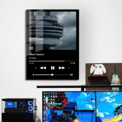 One Dance Music Player Metal Poster Wall Art Decor One Dance Music Player Metal Poster Wall Art Decor - Image 5